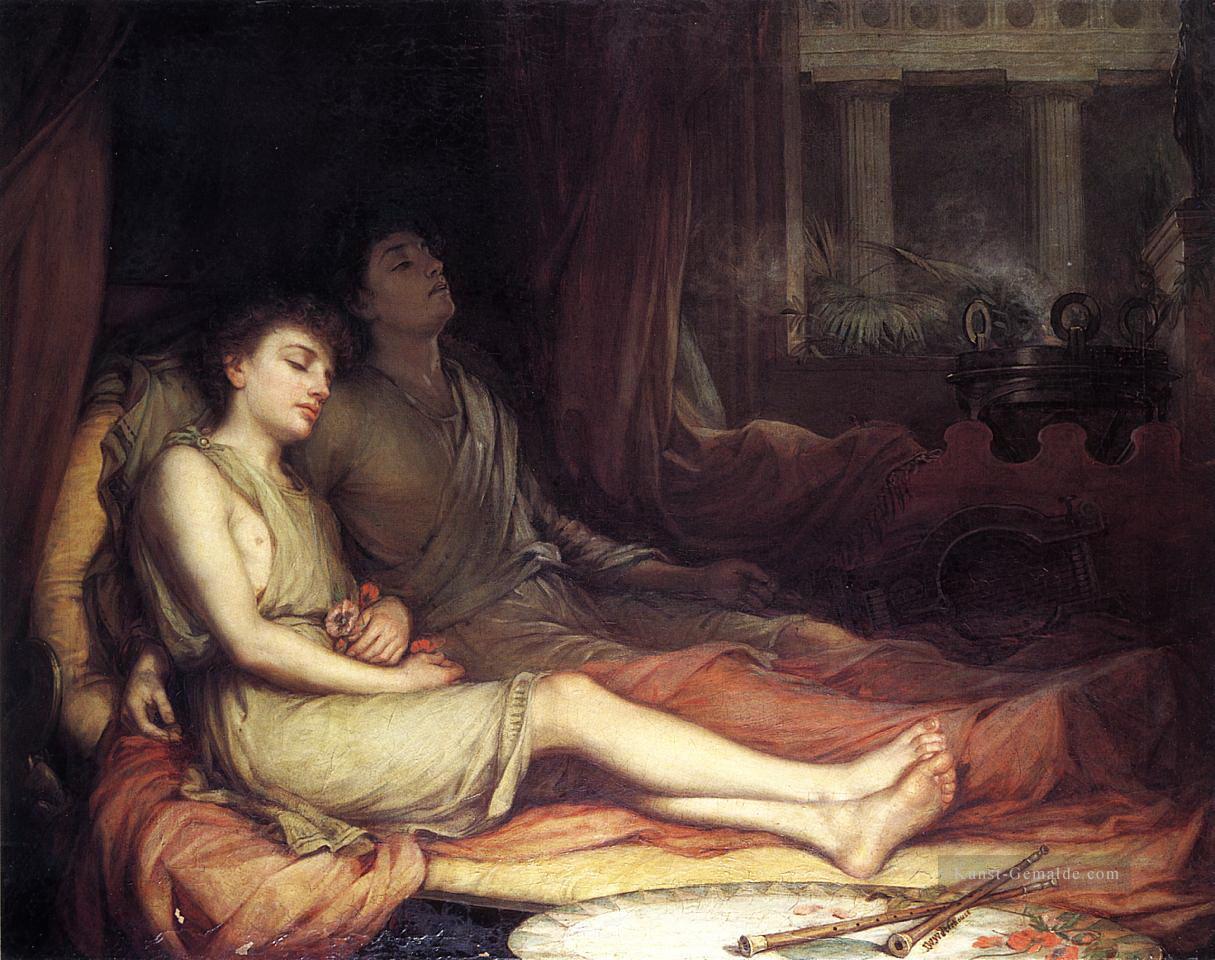 Schlaf und sein Halbbruder Tod JW griechische weibliche John William Waterhouse Ölgemälde